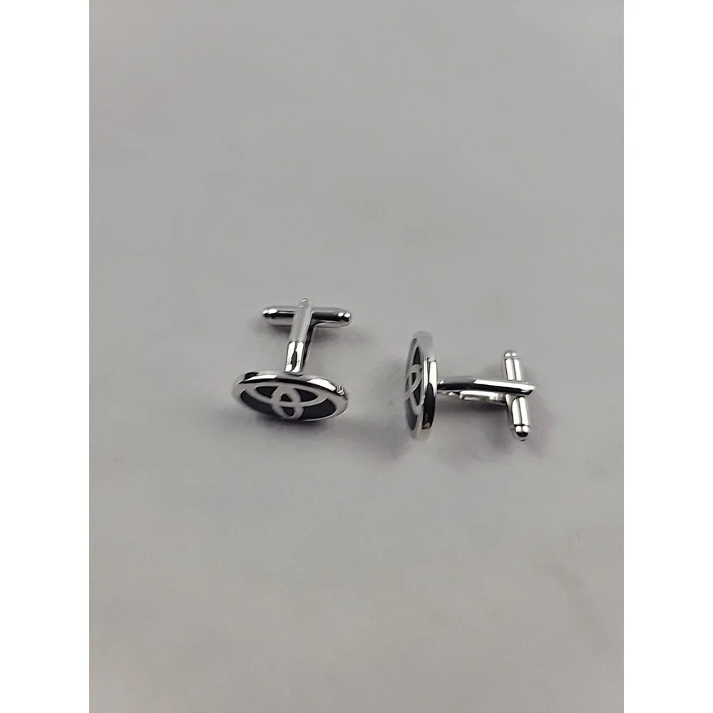 New Toyota Silver Tone Cufflinks